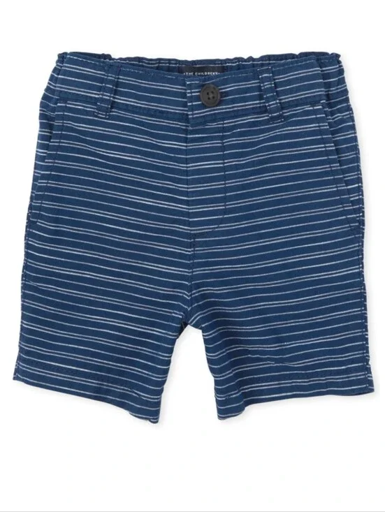 The Children's Place Striped Blue Shorts Size Boys 2T