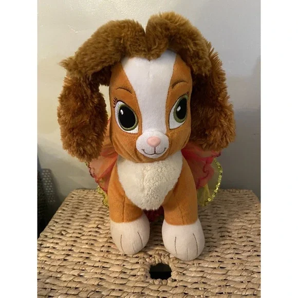 Disney Build A Bear Princess Palace‎ Pets Teacup Belle Puppy Dog Stuffed Plush