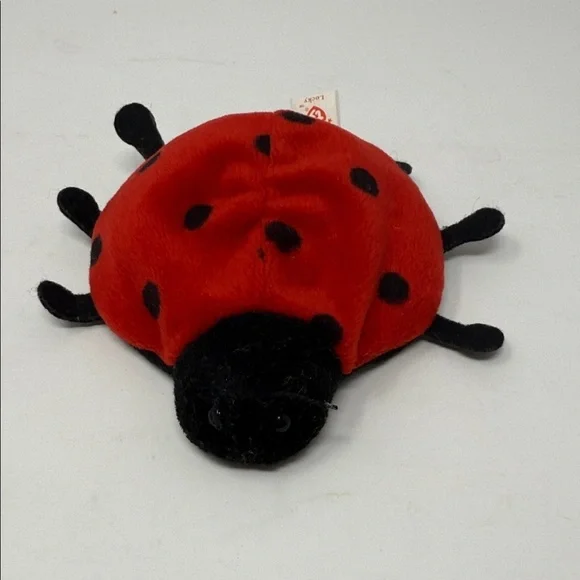 Ty Beanie Baby Red and Black Lucky the Ladybug 1993