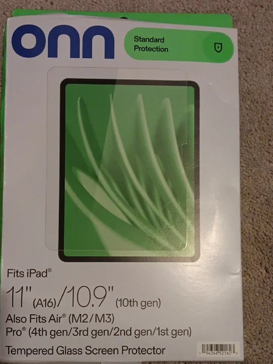 Onn Green Tempered Glass Screen Protector for 11