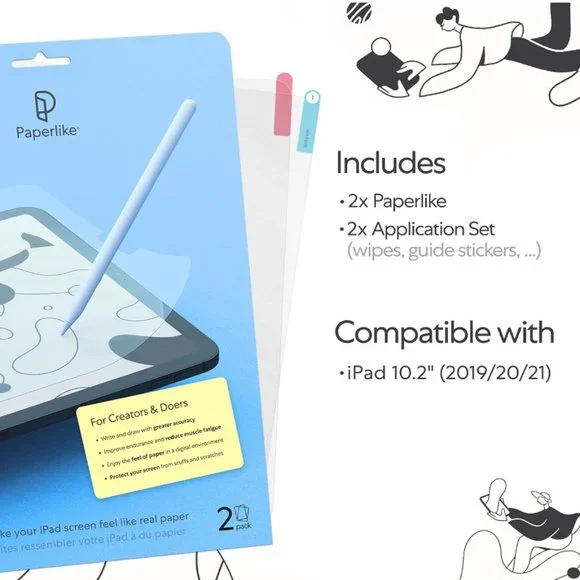 Paperlike 2.0 (2 Pieces) for iPad 10.2