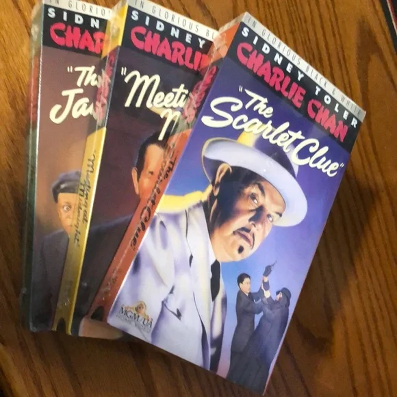 Charlie Chan Movie Collection set of 3 VHS
