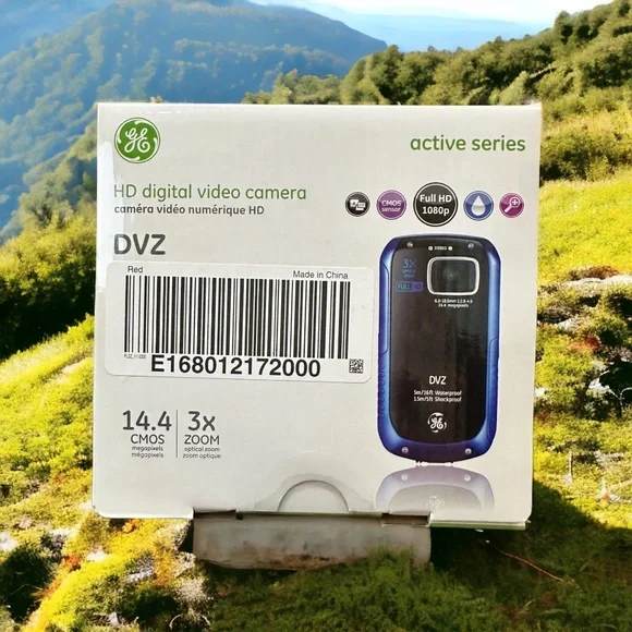 General Electric DVZ HD Digital Video Camera Active Series-RED