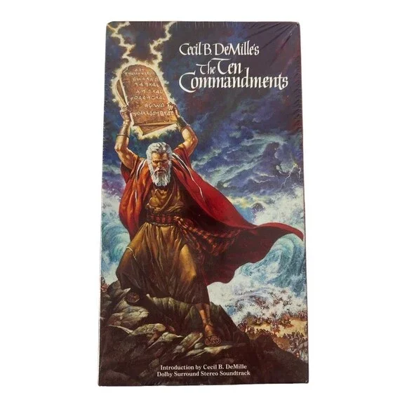 The Ten Commandments (1956) VHS New Sealed