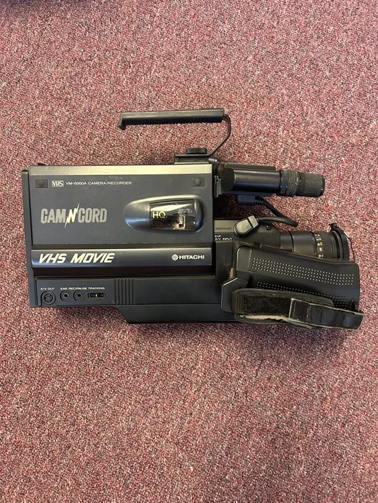 Hitachi Camcorder VHS Movie Camcorder in Black