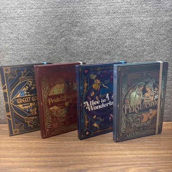 Hardcover Lined Notebook Journal For Writing Brand‎ New Themed Set Of 4