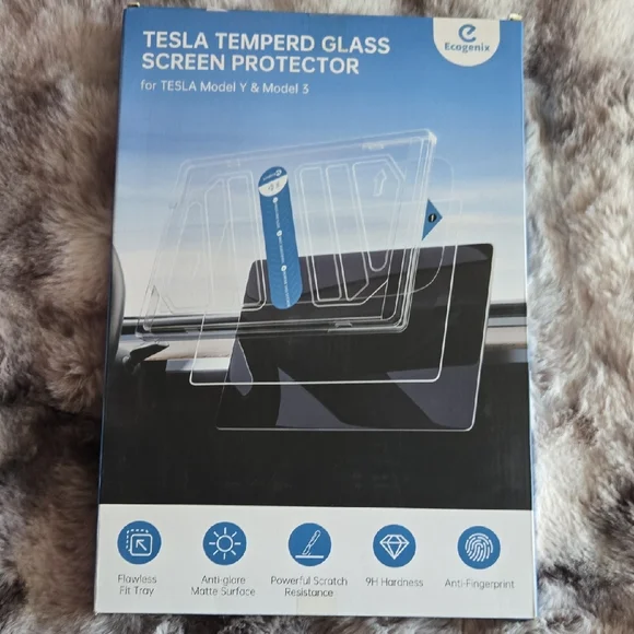 Tempered Glass Screen Protector - Black