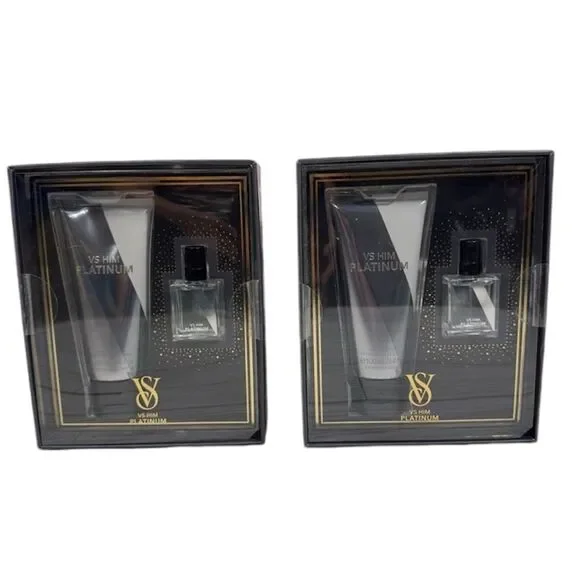 2 VS HIM PLATINUM SET NWT‎ MEN'S LOT BUNDLE