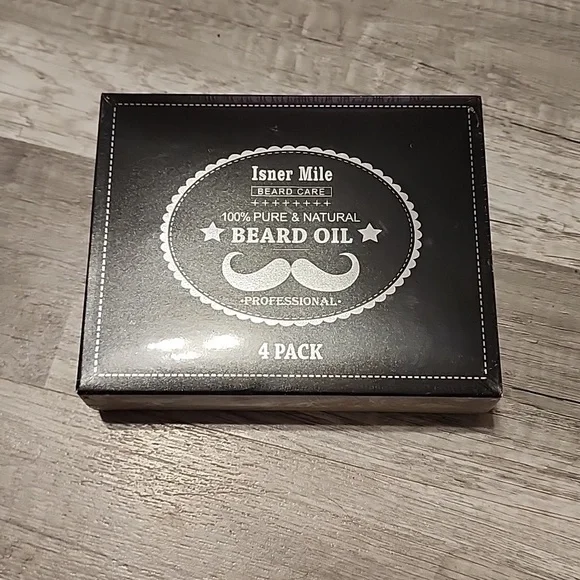 Mens 4 pack‎ beard oil
