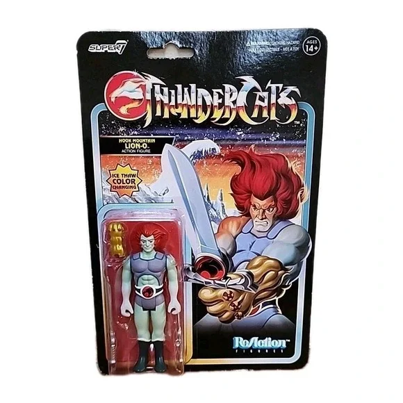 Thundercats Lion-O Ice Thaw Color Changing Super 7 Reaction 3.75