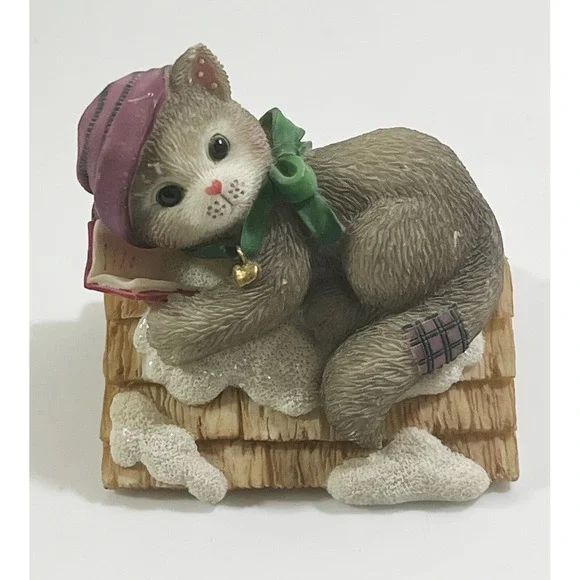Calico Kittens‎ Figurine UP ON THE ROOFTOP Figurine 542547 1999