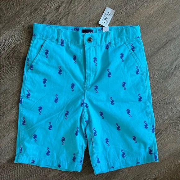 The Children's Place Turquoise Seahorse Shorts