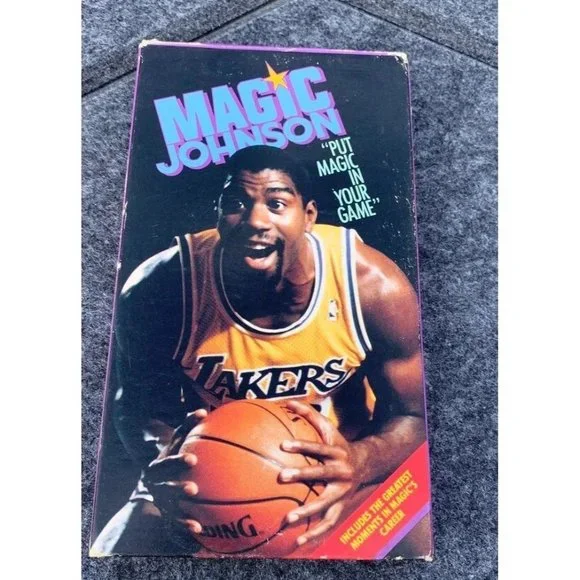 Vintage NBA Magic Johnson put magic in your game VHS tape 1989 vhs sports