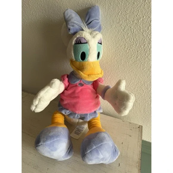 Disney Store Daisy Duck‎ Plush Stuffed Animal Official Disney 14