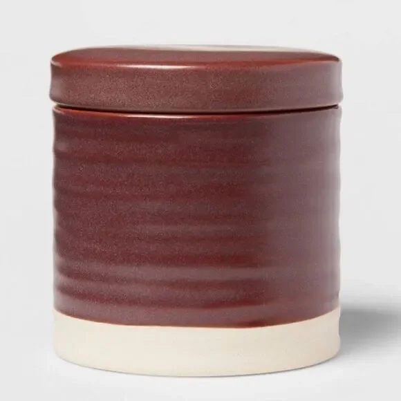 Threshold Ceramic Bathroom Canister