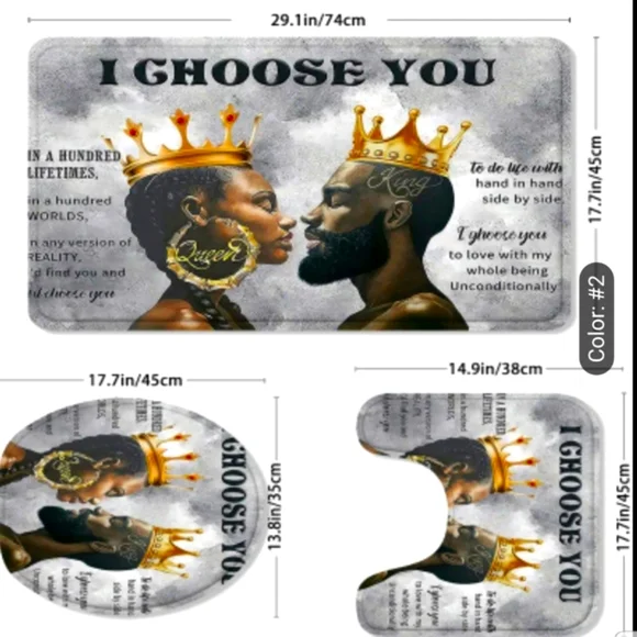 3-Piece I CHOOSE YOU Bath Set