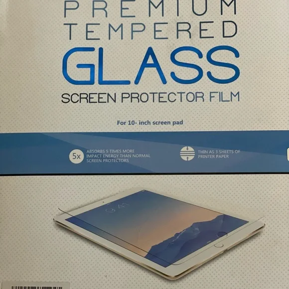 Premium Tempered Glass Screen Protector for 10-inch iPad 2, 3, 4 models