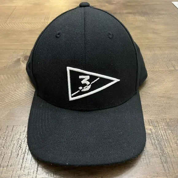 Adidas Rare Black 3 Flag Embroidered‎ Adjustable Snapback Cap Golf Hat Out Stock