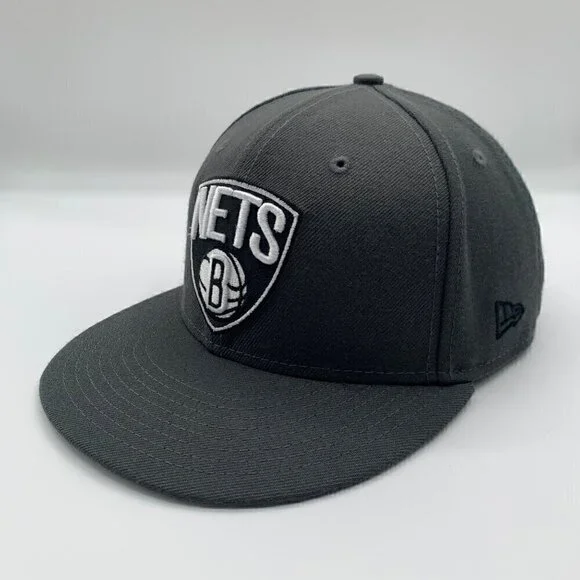 Brooklyn Nets NBA Black New Era 9Fifty Wool Blend Snapback Hat