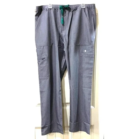 Figs Men's NEW Cairo Cargo Pants Gray Size 2XL