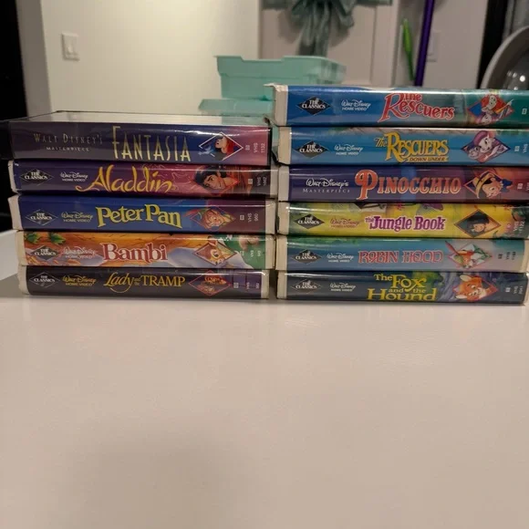 Disney Classic VHS Tapes