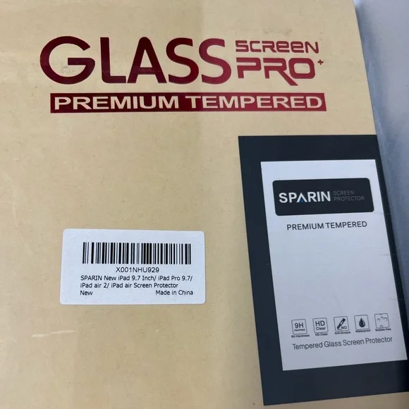 New Sparin Glass Screen Pro Premium Tempered For Ipad 9.7, Ipad Pro 9.7,