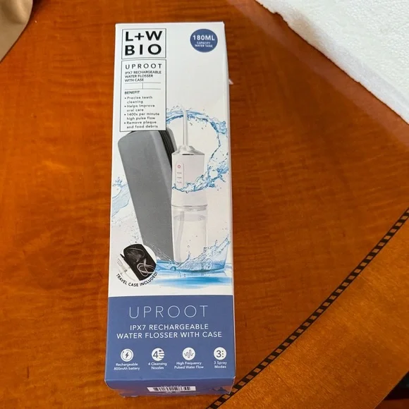 L+W Bio Rechargeable Water Flosser no case