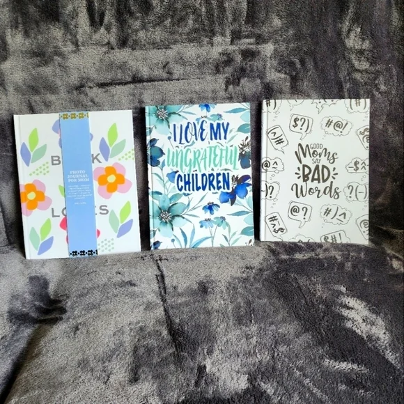 Bundle of Mother's photo journal & 2 notebooks funny edition