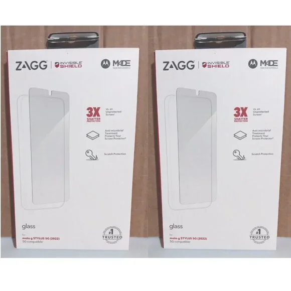 2 - Zagg Invisible Shield Glass Screen Protector for Moto G Stylus 5G (2022)