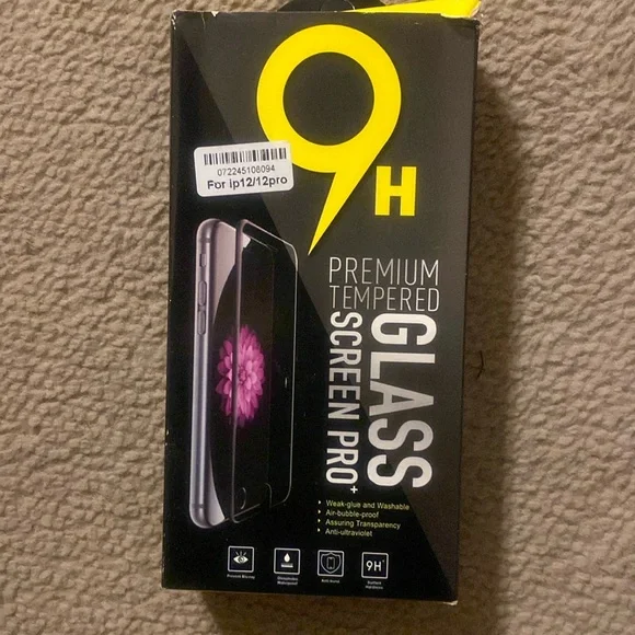 iPhone 12/12 proTempered glass screen protectors