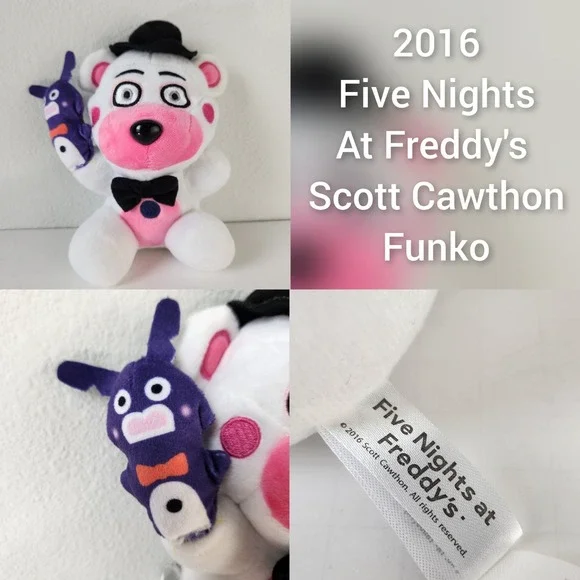 2016‎ Scott Cawthon Funko Five Nights At Freddy's Funtime Freddy Bon Bon Plush