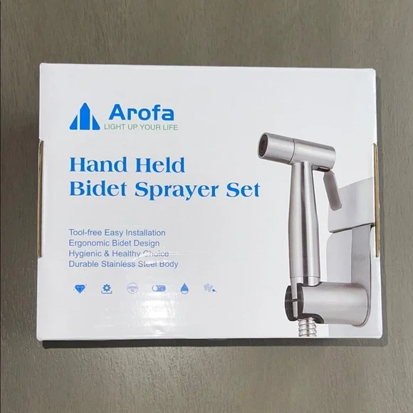 NWT Arofa Hand Held Bidet Sprayer Set