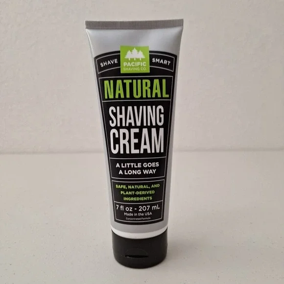 Pacific Shaving Company Natural Shaving Cream Shea Butter Shave LARGE SIZE, 7 oz