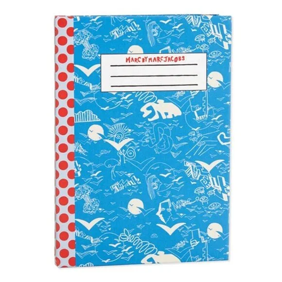 MARC by Marc Jacobs Doodle Dots Notebook iPad Air Case, Spring Sky Blue