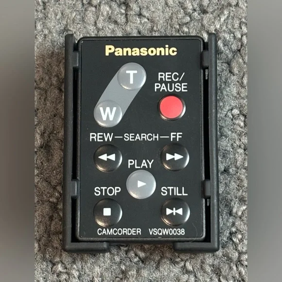 Panasonic Camcorder Wireless Remote Control VSQW0038 Needs Battery
