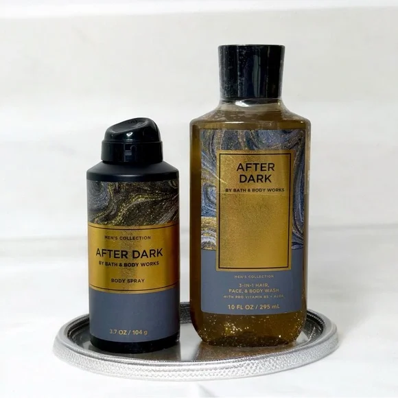 Bath & Body Works After Dark Men’s Body Care Gift Set NWT