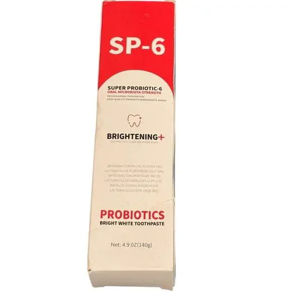 SP-6 Super Probiotic Oral‎ Microbiota Strength Brightening Toothpaste 4.9oz