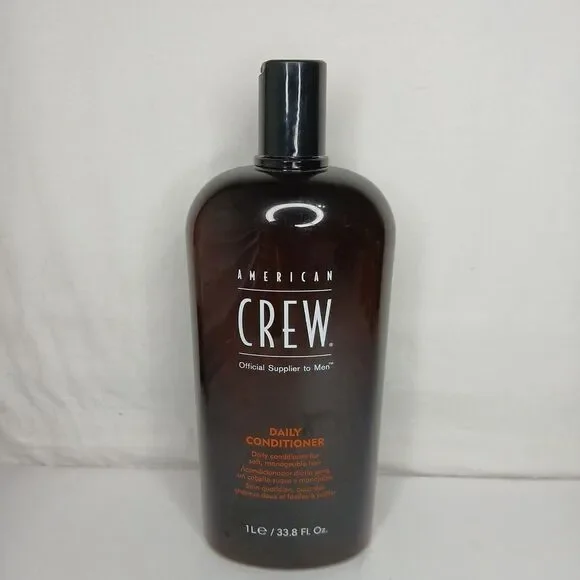 American Crew Men's Daily Conditioner Soft Manageable Hair 33.8 oz New
