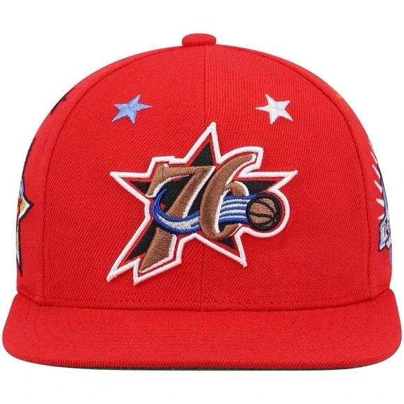 Philadelphia 76ers Mitchell & Ness 1997 NBA All-Star‎ Weekend Snapback Hat Red