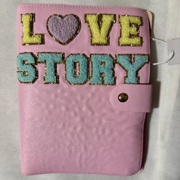 Stoney clover lane Pink textured notebook Love Story swiftie nwt journal