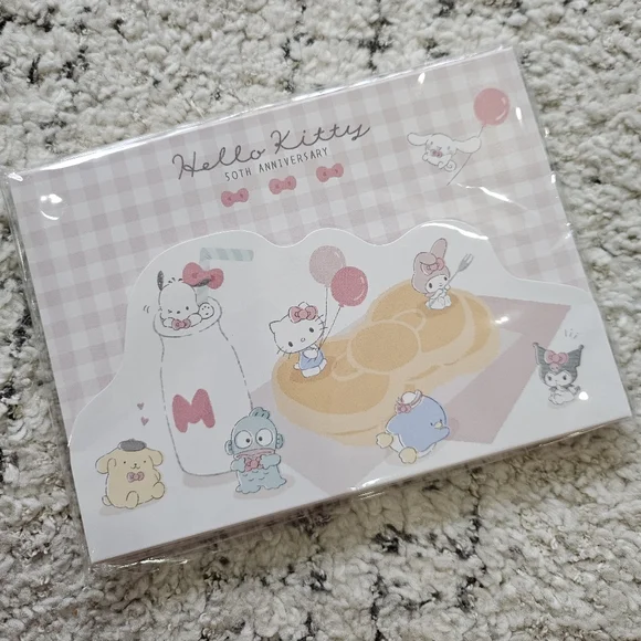Sanrio Hello Kitty 50th Anniversary Velcro Notebook