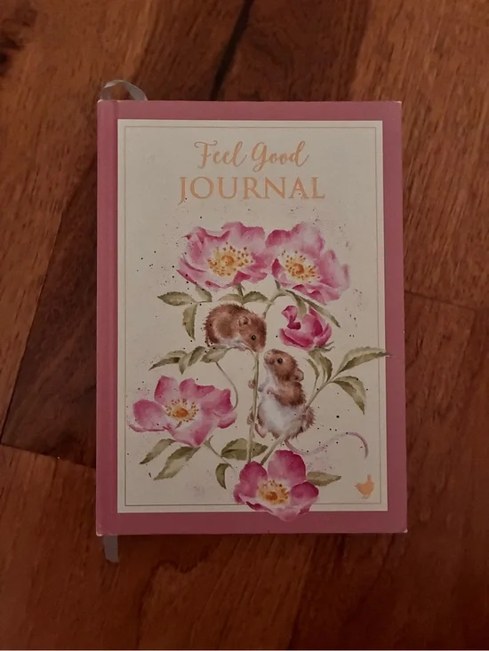 Feel Good Journal Pink Floral Small Pets Notebook