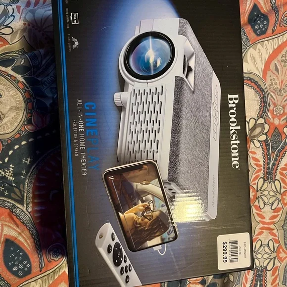 Projection monitor with screen