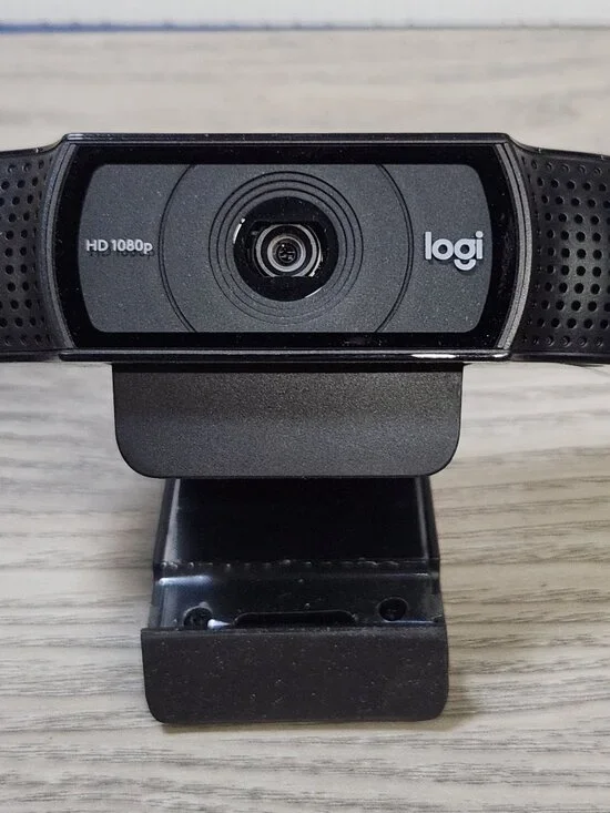 Logitech V-U0028 C920E Hd 1080P Usb Webcam Built-In Mic Made In Taiwan Black