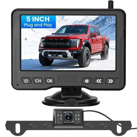 Wireless Backup Camera for Car Plug-Play: 5