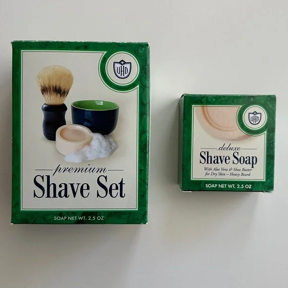 NIB Van Der Hagen Shave Set + NIB Shave Soap