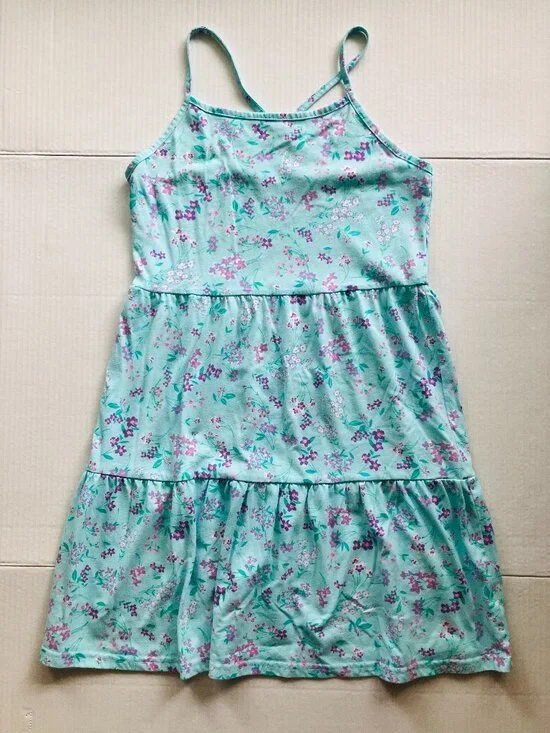 14 Girl The Children's Place Floral Spaghetti Strap Dress