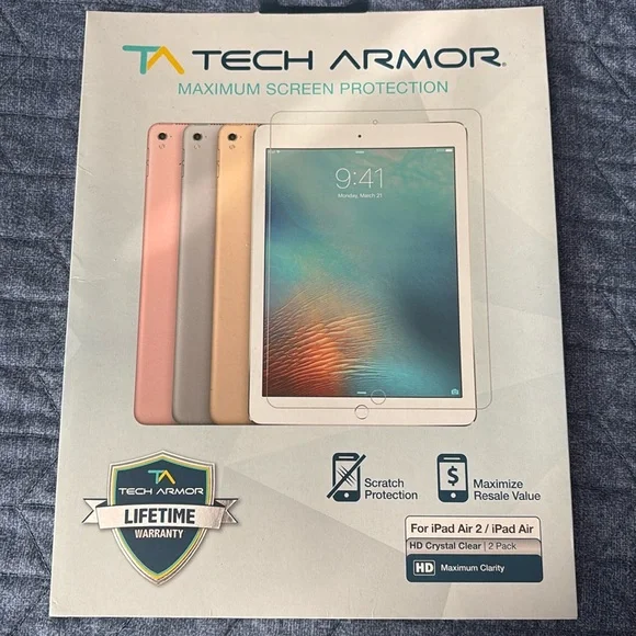 Tech Armor Screen Protection IPad Air/Air2