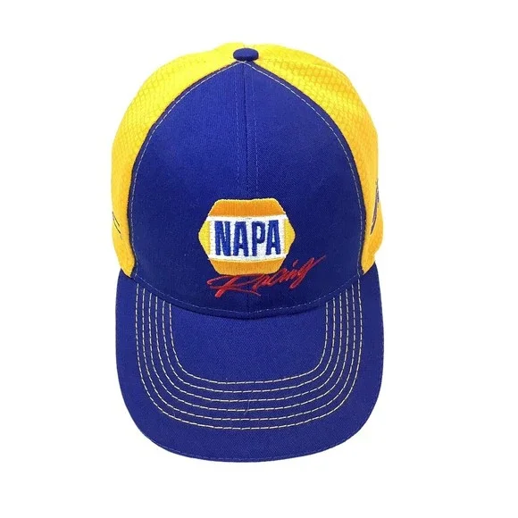 Napa Men's Nascar Racing Chase Elliot Number 9 Blue Yellow Hat Snapback NEW