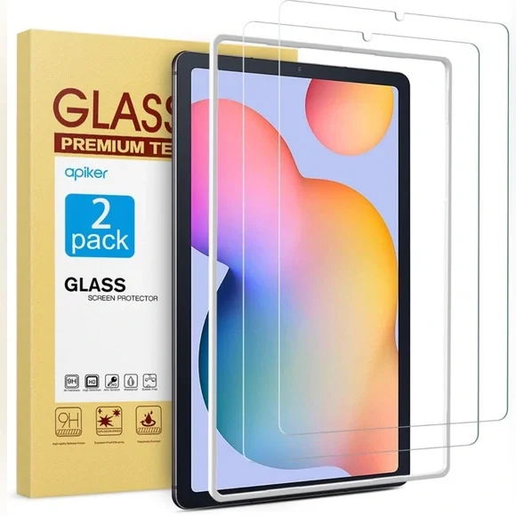 apiker 2 Pack Screen Protector for Samsung Galaxy Tab S6 Lite 10.4 inch